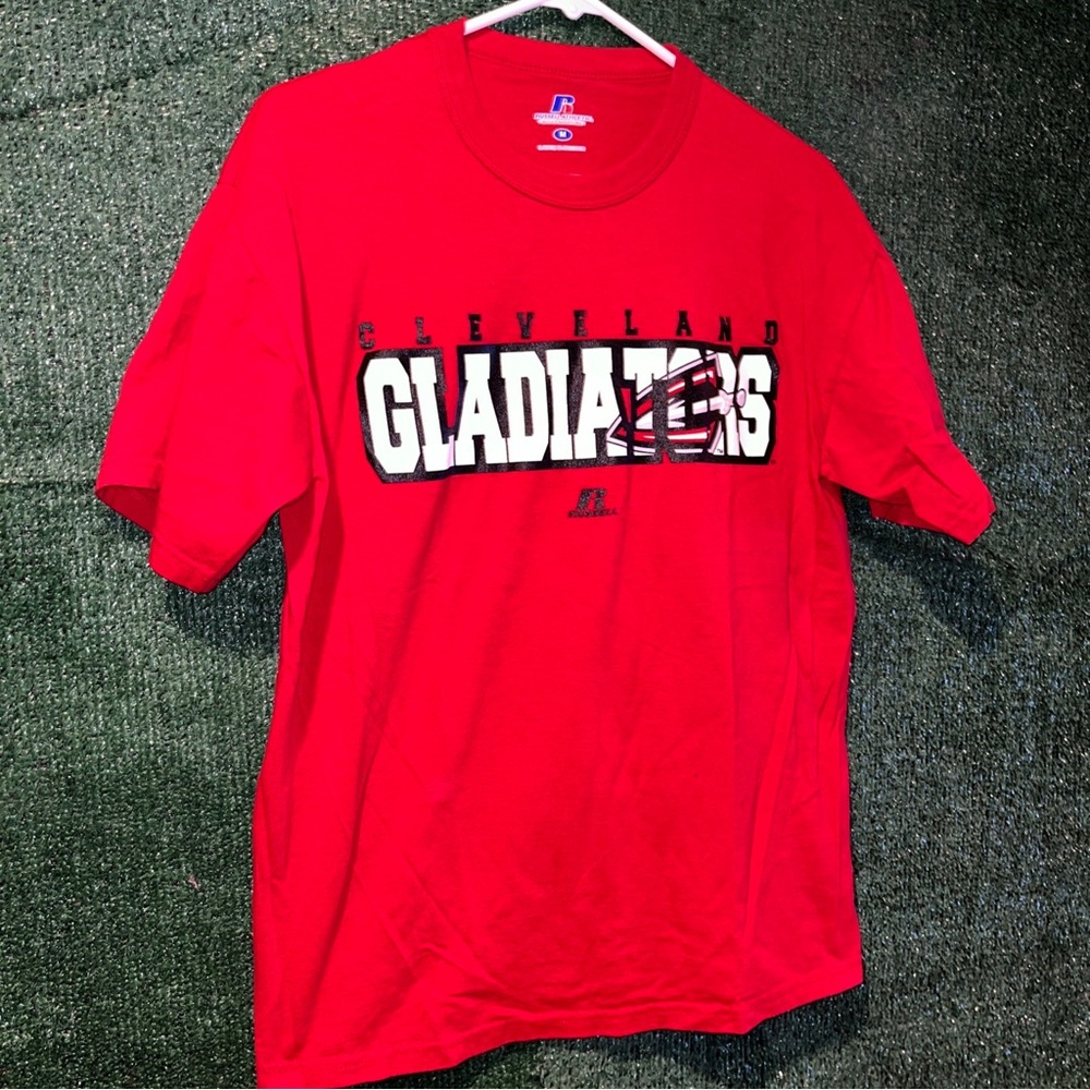 vintage Y2K Cleveland Gladiators Arena Football Red Shirt Men's Sz M Ohio
